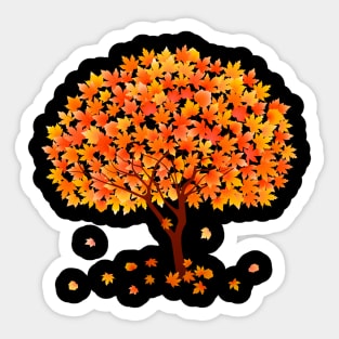 Autumn Tree Sticker